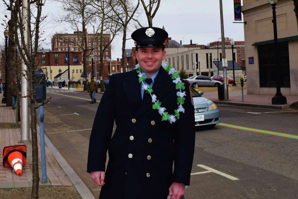 Bridgeport's Saint Patrick's Day Parade went off without a hitch today 3/17/2014 at noon. It was chilly but everyone was smiling as they kept up a brisk pace over downtown streets. Were you SEEN wearing green?