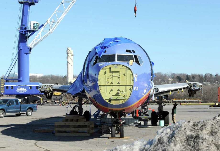 Albany scrap yard prepares Southwest jet for shredding Times Union