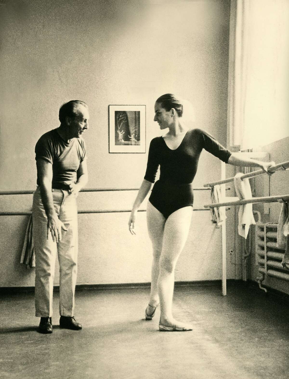 George Balanchine and Tanaquil Le Clercq in, "Afternoon of the Faun: Tanaquil Le Clercq."