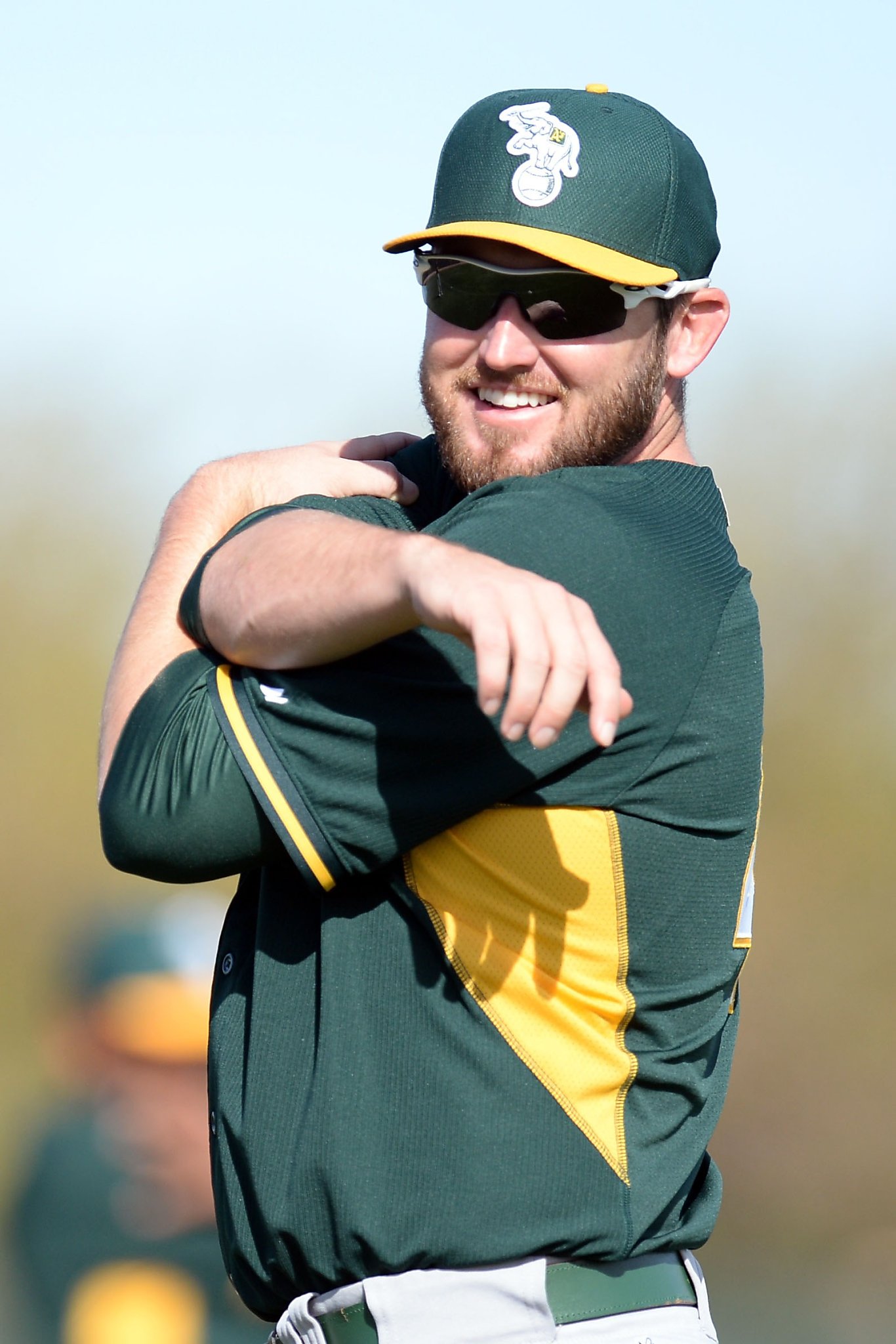Reliever Cook A's reliever Cook wants to be ready for opener but uncertain
