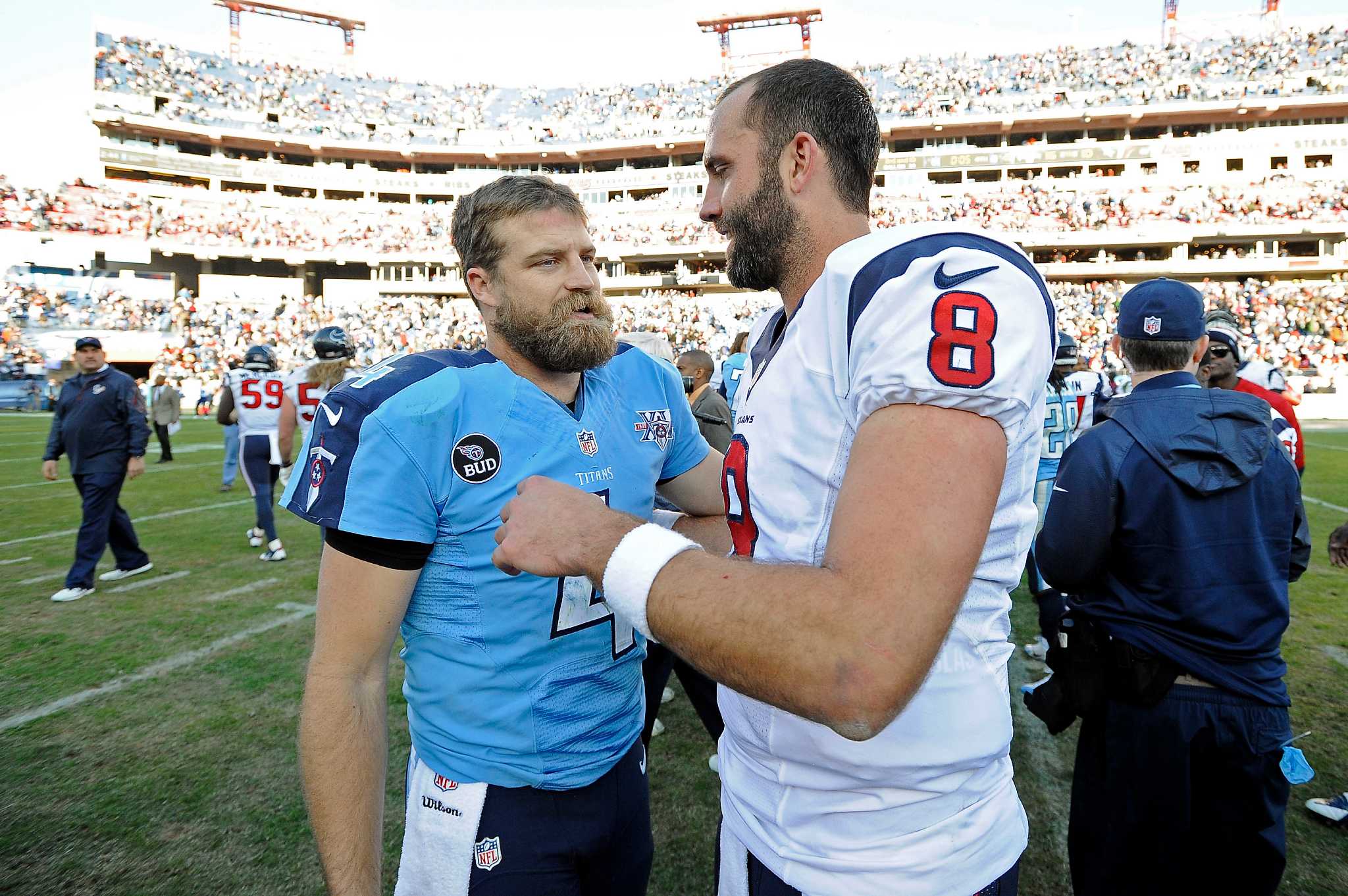 Titans Ryan Fitzpatrick  Tennessee titans, Titans, Football