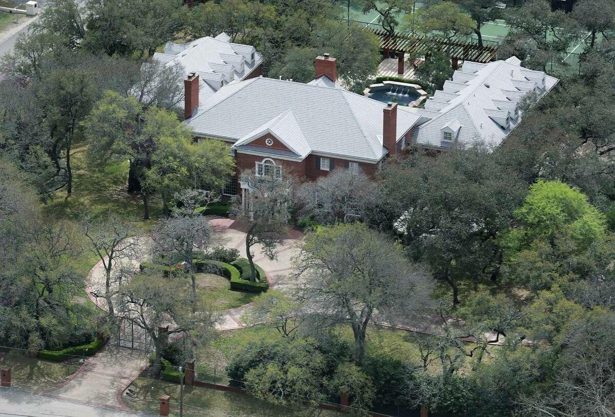 The home of Patricia and Raymond Hannigan, the 8th top water user in the San Antonio Water System, Friday, March 21, 2014.