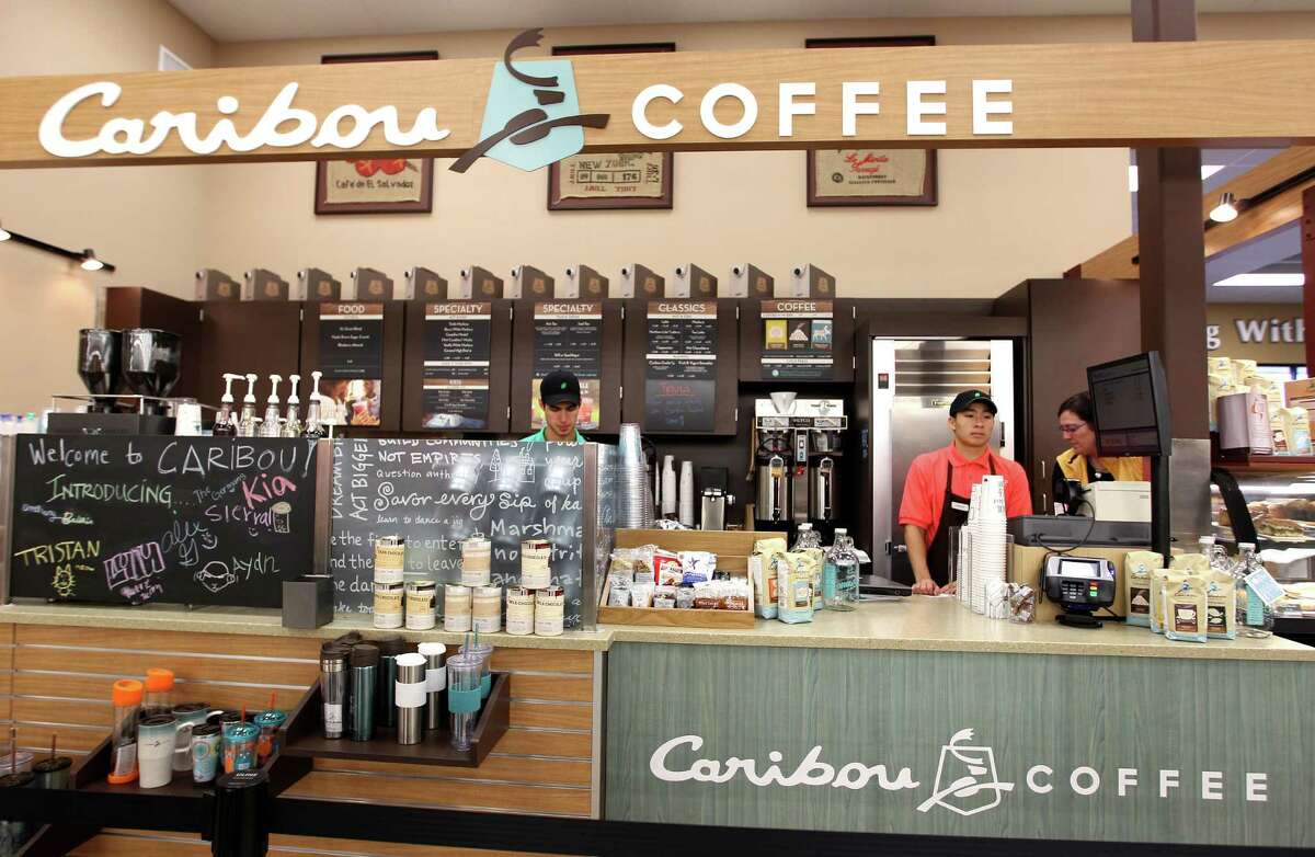 Caribou Coffee inside of the Fiesta Market Place at 13833 Southwest Freeway, Wednesday, July 17, 2013, in Houston. This new Fiesta Market Place in Sugar Creek will offer a number of firsts for a Fiesta store.( Karen Warren / Houston Chronicle )