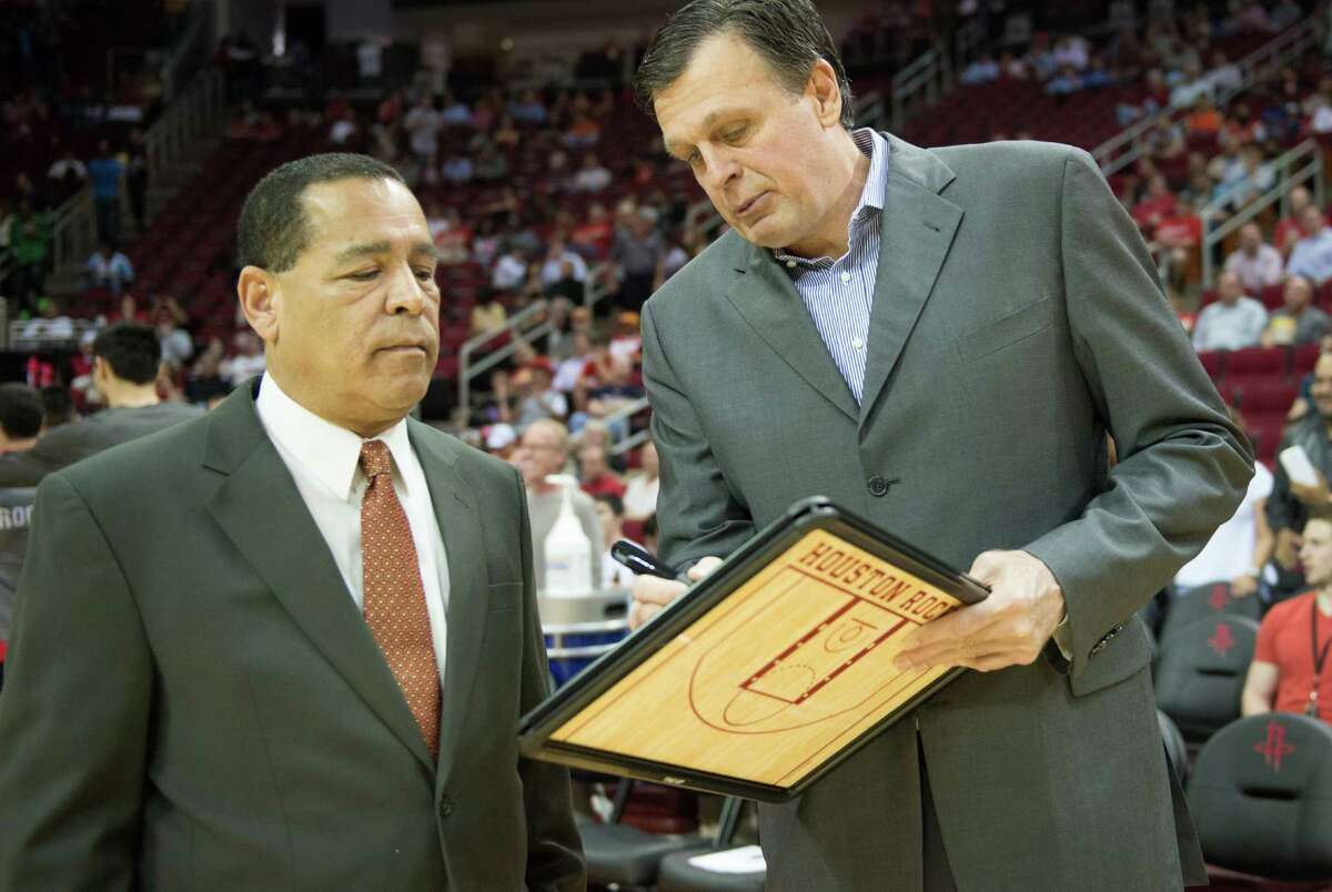 Kelvin Sampson said he learned patience from Kevin McHale during their time with the Rockets.