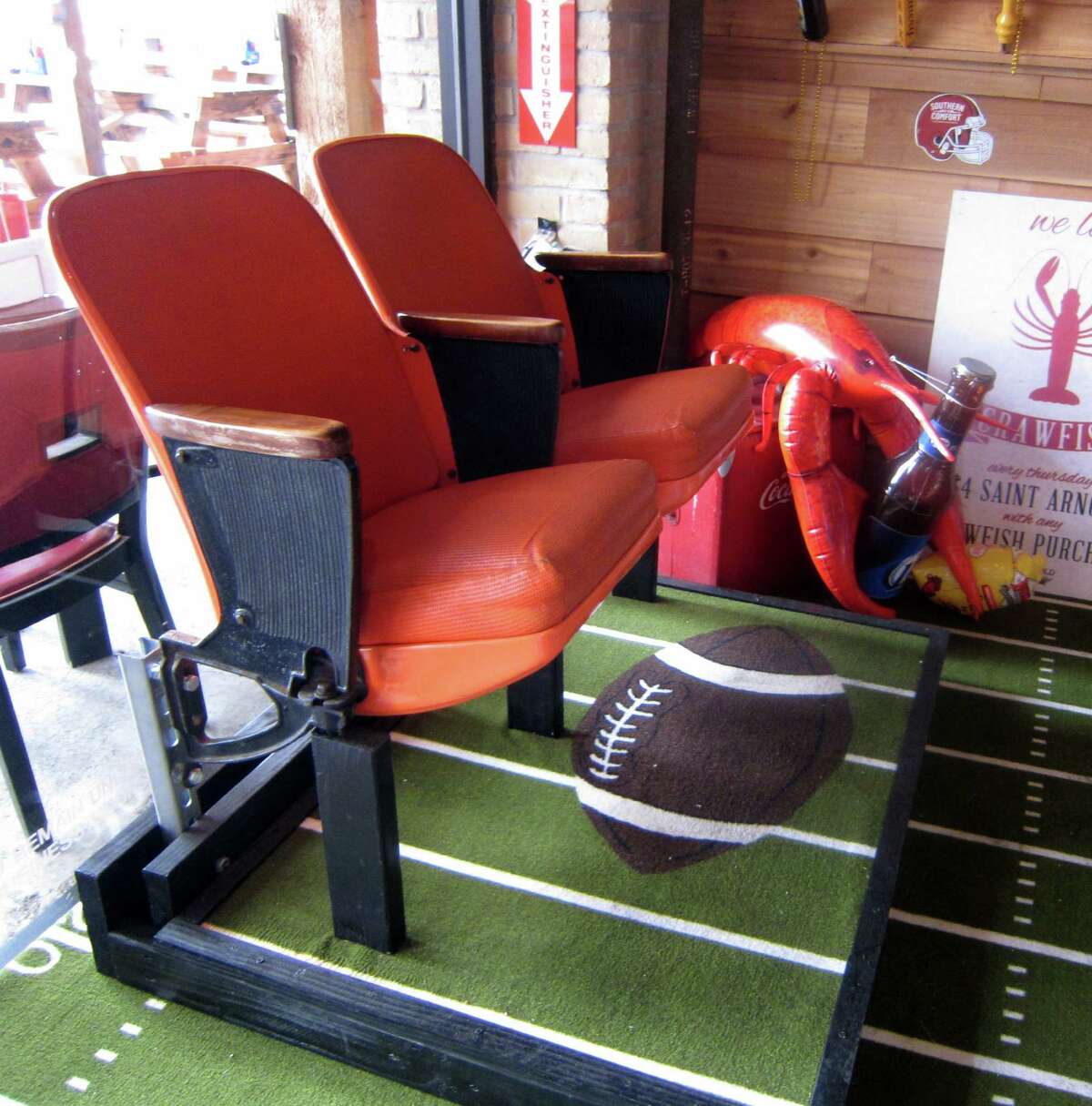 Astrodome seats fit right in at the Refinery