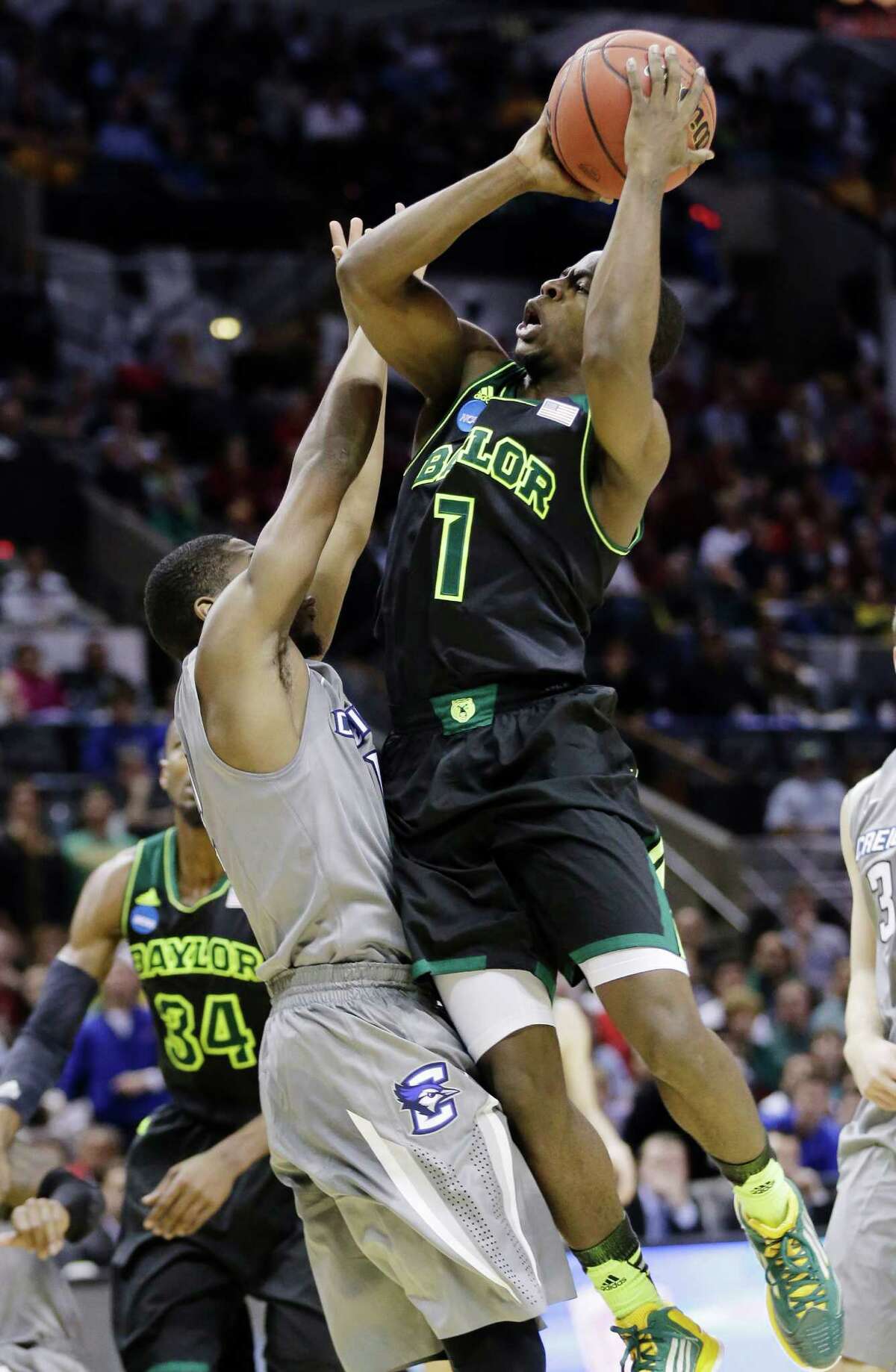 Kenny Chery, shooting over Creighton's Jahenns Manigat, has been the catalyst for Baylor's 12-2 run of late.