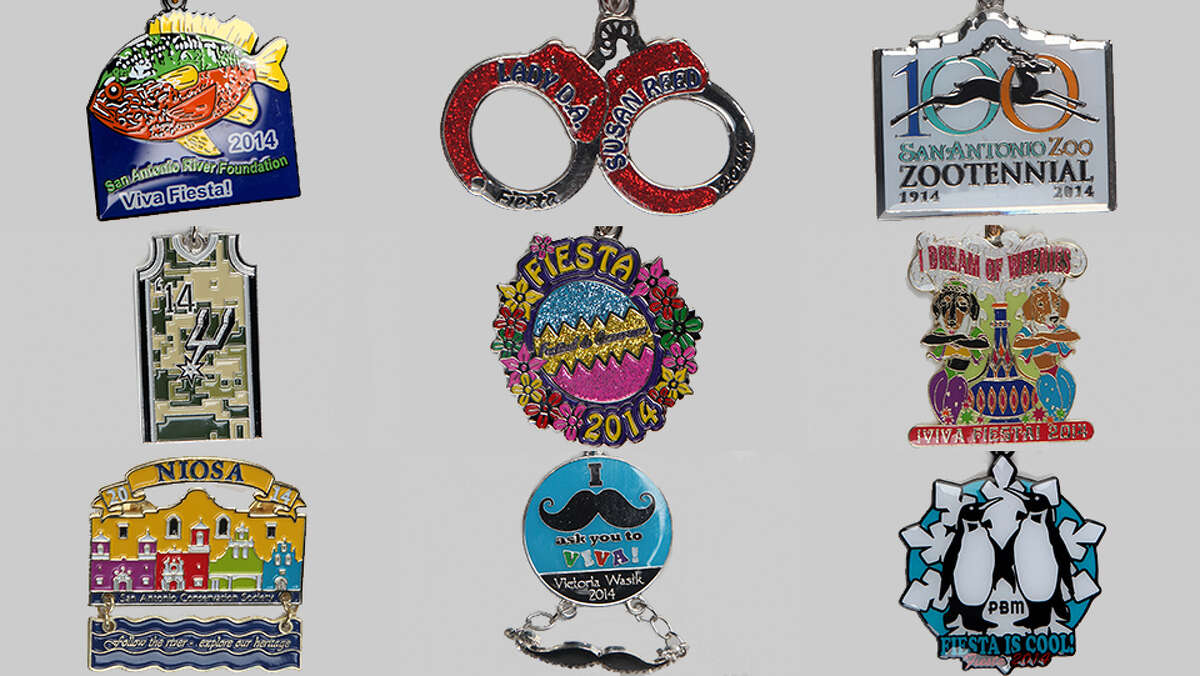 Here's a look at some of the medals you can snag during Fiesta 2014, submitted to us as part of the San Antonio Express-News' first-ever minted Fiesta medal contest. Click here for a list of the winners.
