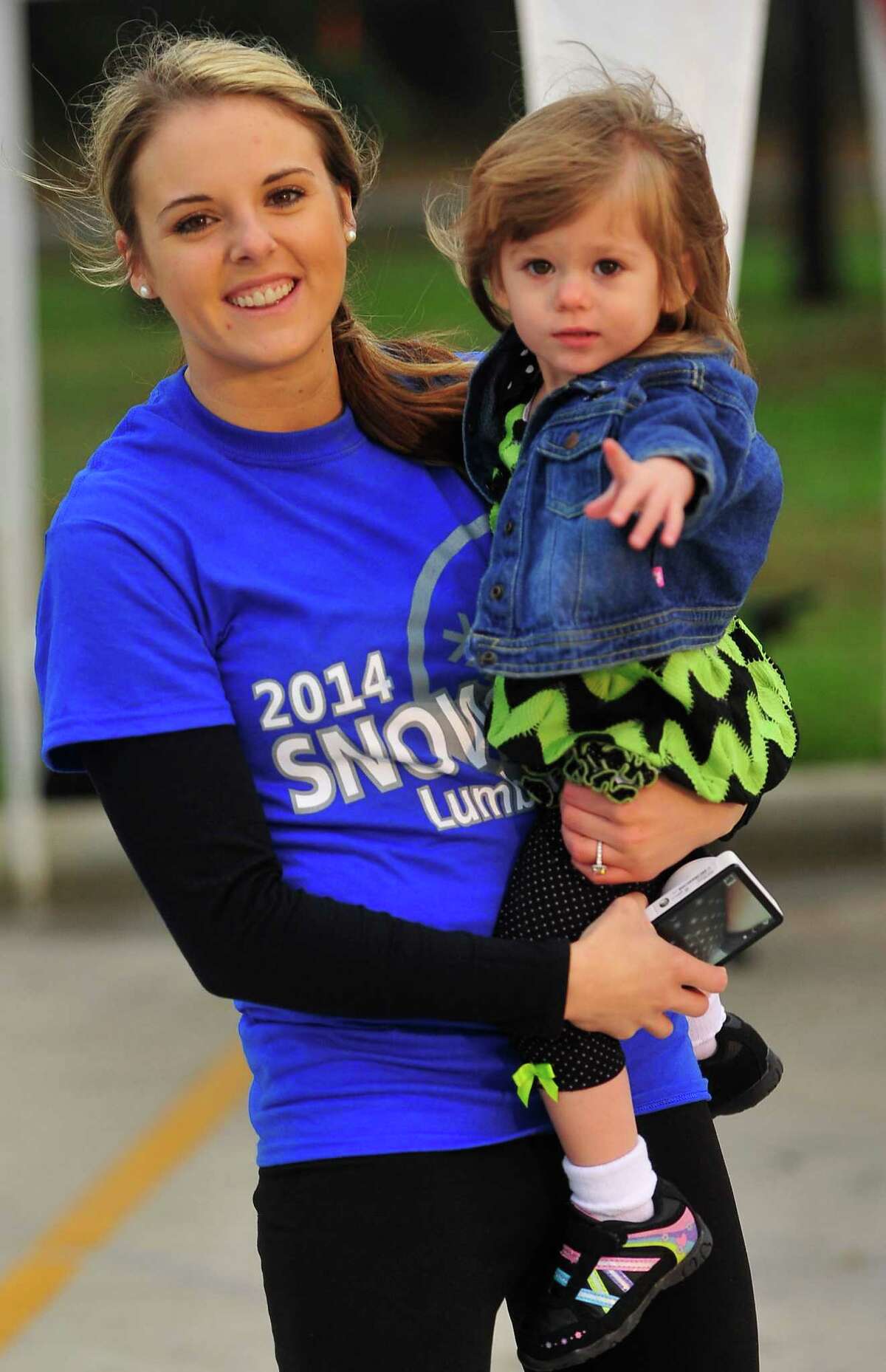 The Snow Run & Walk 5K was held Saturday at the Lumberton City Park. Proceeds from the event went toward the nonprofit charity Ulcerative Colitis Foundation of American, which raises funds for scholarships for those affected by the disease. Photo by Cassie Smith/@smithcassie. March 29, 2014.