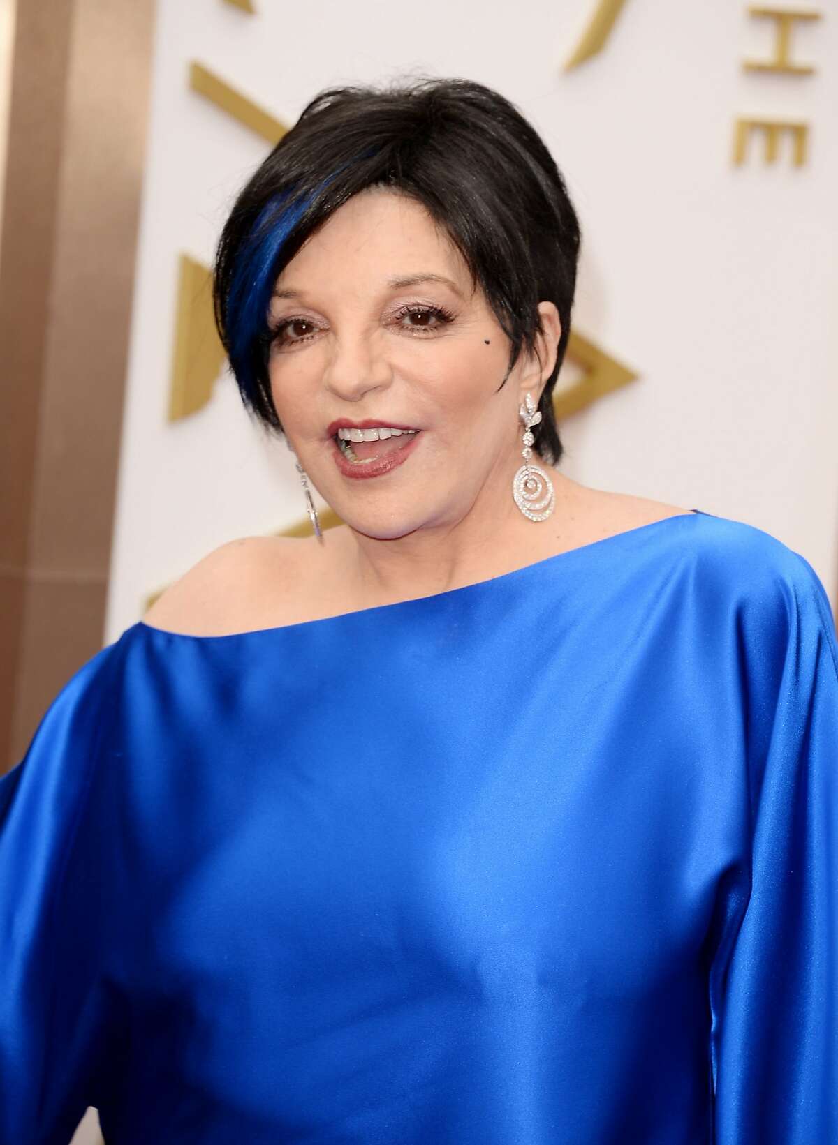 HOLLYWOOD, CA - MARCH 02: Actress Liza Minnelli attends the Oscars at Hollywood & Highland Center on March 2, 2014 in Hollywood, California. (Photo by Jason Merritt/Getty Images)