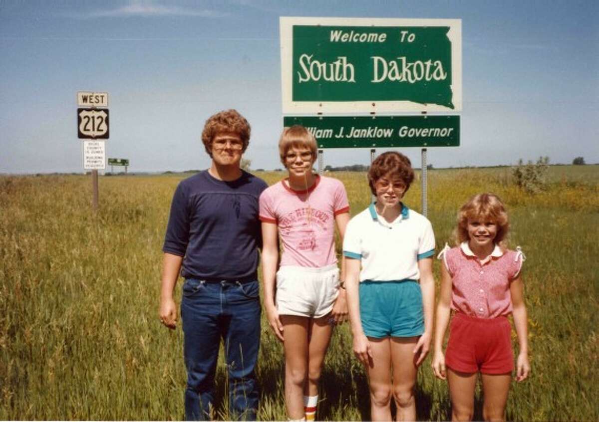 The oldest brother refused to wear short-shorts, even in balmy South Dakota.