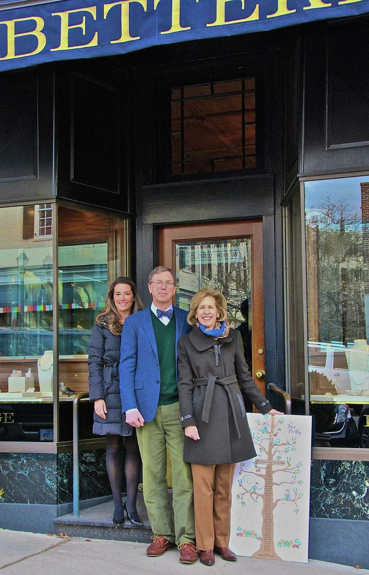The Greenwich Tree Conservancy will hold its fourth annual Tree Party on Arbor Day, Friday, April 25 from 6:30 to 8:30 p.m. at McArdleâÄô Greenhouse on Arch St. in Greenwich. The event is open to the public. Pictured above, from left, are Ashley Allan, Co-Chairwoman of the Greenwich Tree ConservancyâÄôs Tree Party; Terry Betteridge of Betteridge Jeweler, a sponsor of the party; and Libby King, also a co-chairwoman. The GTCâÄôs mission is to preserve, maintain and enhance the trees and forest resources of Greenwich for the benefit of its citizens and also the wildlife that depends on those trees.