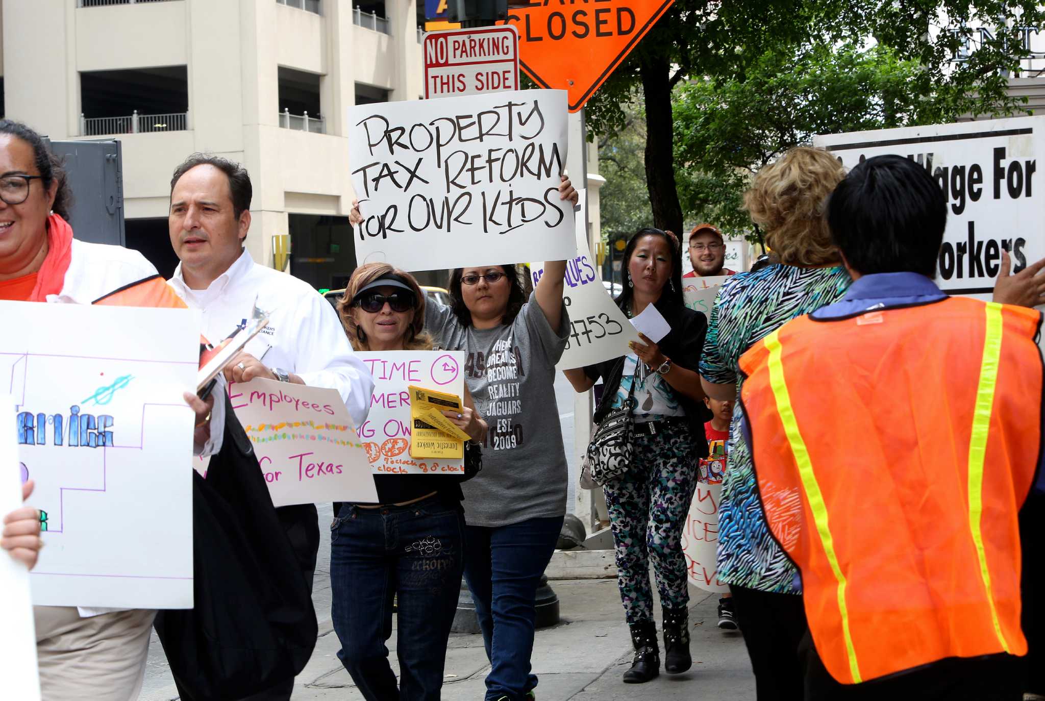 Downtown rally demands property tax fairness