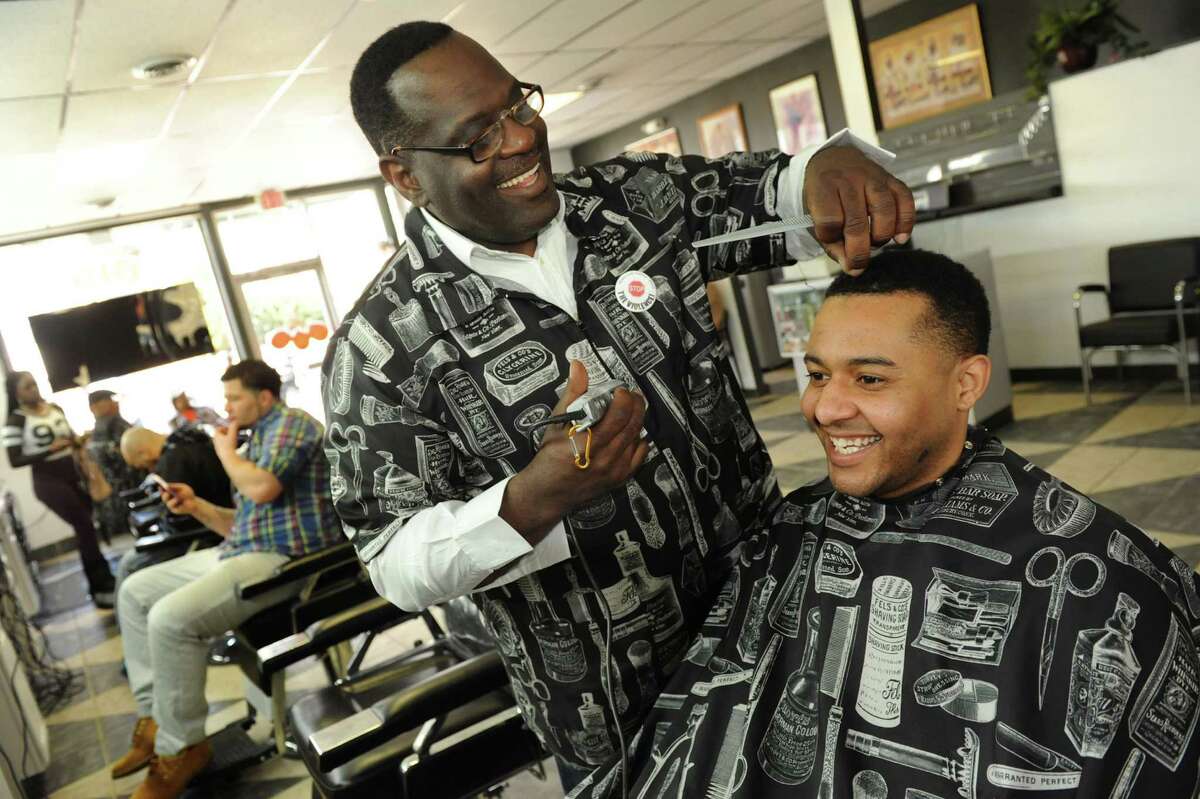 Photos: Barbershop opening