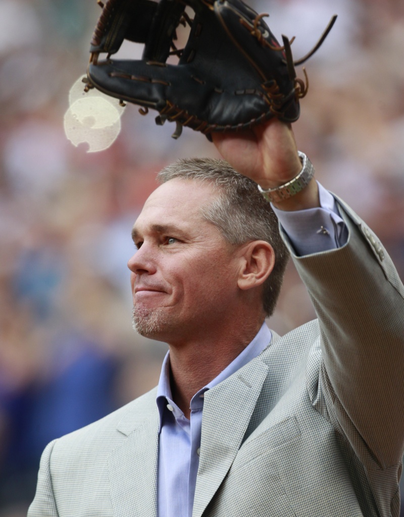 Nolan Ryan, Craig Biggio combine on wild first pitch 