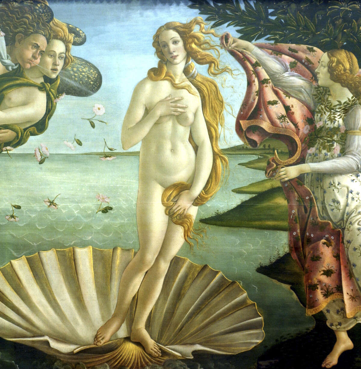 venus on the half shell botticelli