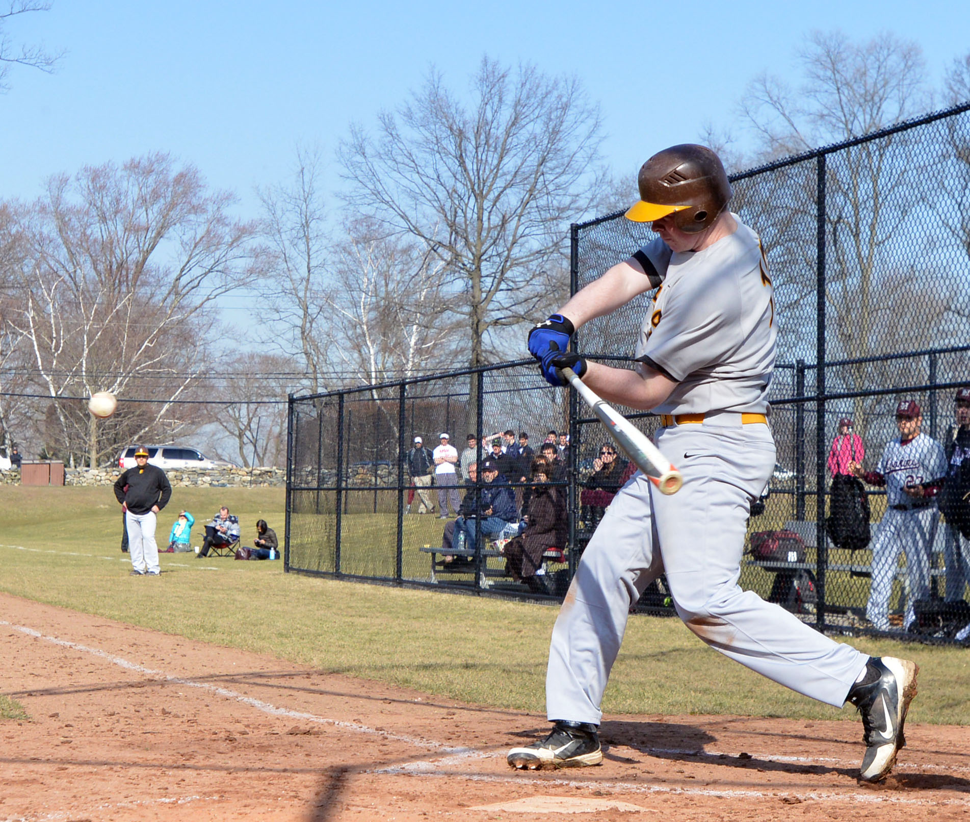 Pitcher Bradley Wilpon (16) of Brunswick High School in Greenwich,  Connecticut playing for the New York