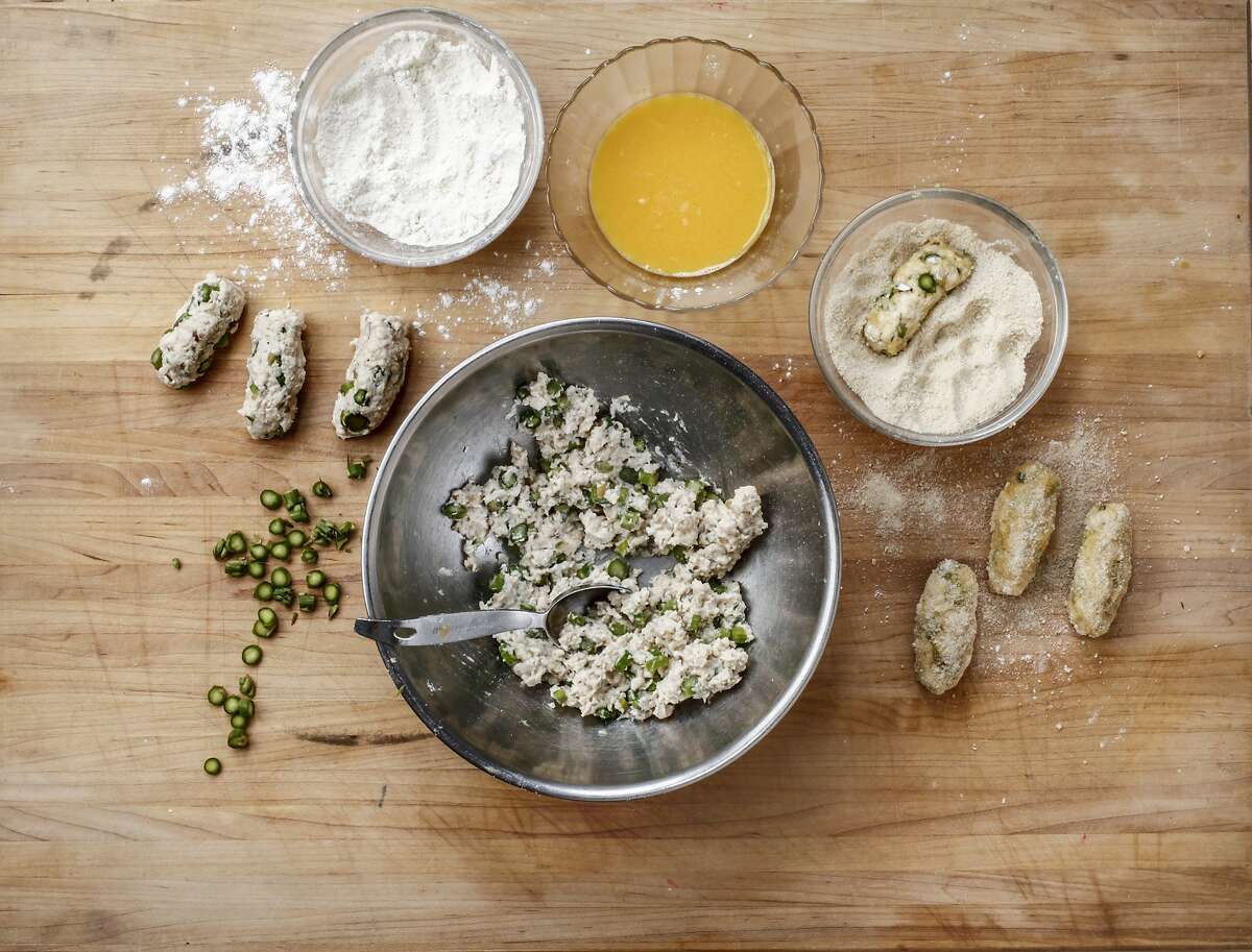 Crunchy fritters take a crosscultural dip