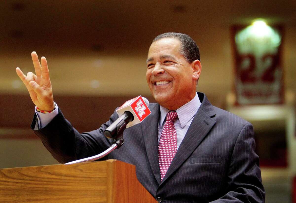 Kelvin Sampson was officially introduced as UH's new basketball coach April 3, 2014. Exactly seven years to the day, the program will play in its first Final Four since 1984 on Saturday night against Baylor.