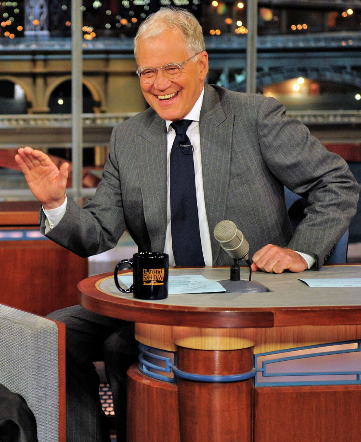 L'ancien animateur de talk-show David Letterman.
