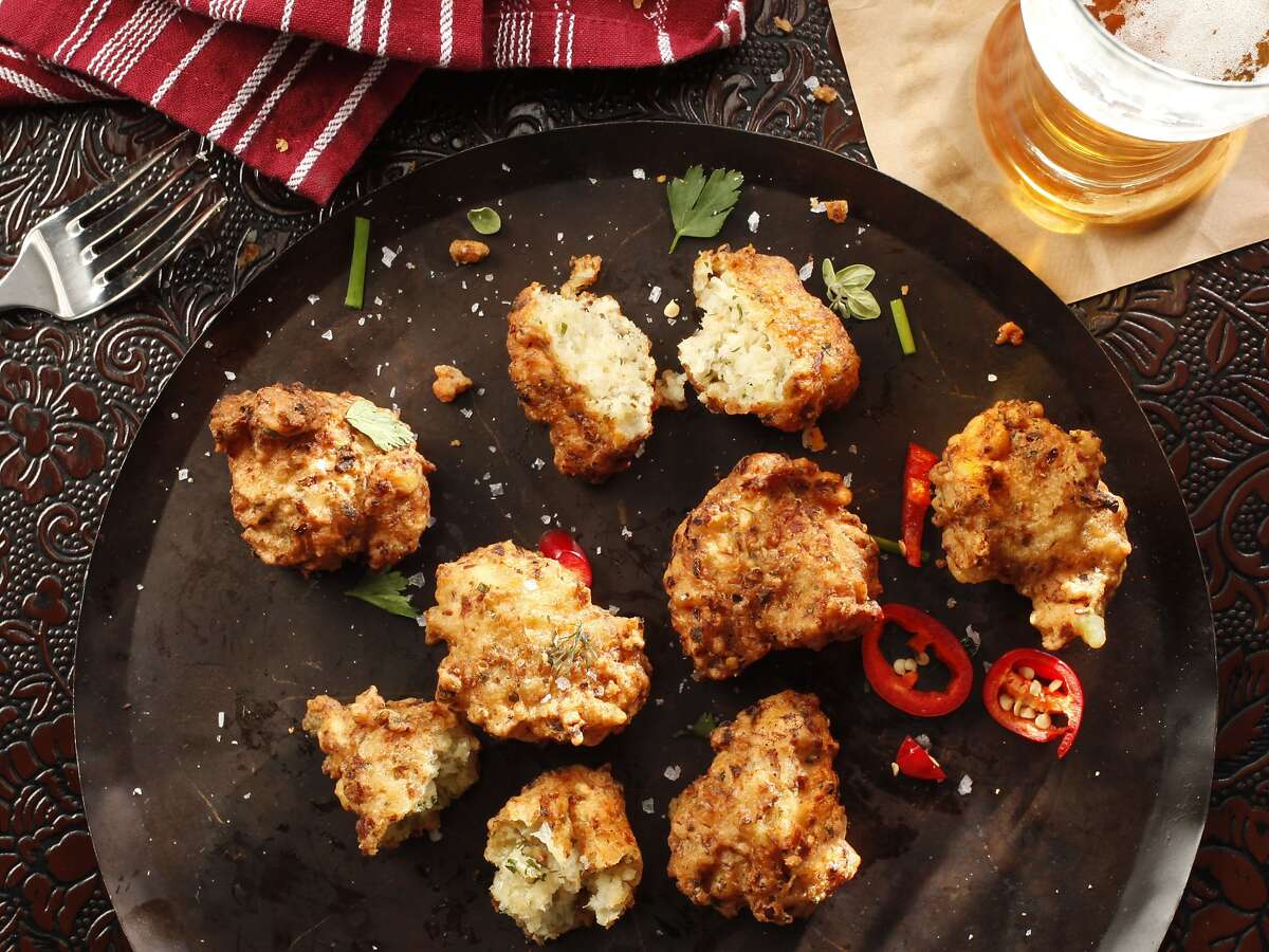 Crunchy fritters take a crosscultural dip