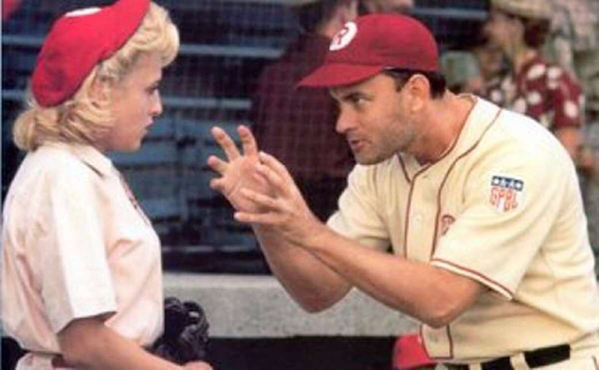 "A League of Their Own" - Two small-town sisters join an all-female baseball league formed when World War II brings professional baseball to a standstill. As their team hits the road with its drunken coach, the siblings find troubles and triumphs on and off the field. Available April 1