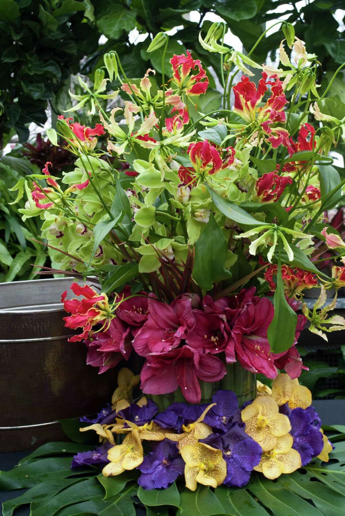 Nielsen's Florist and Garden Shop in Darien held a flower show to celebrate their 70 year anniversary of being in business from April 4-6.