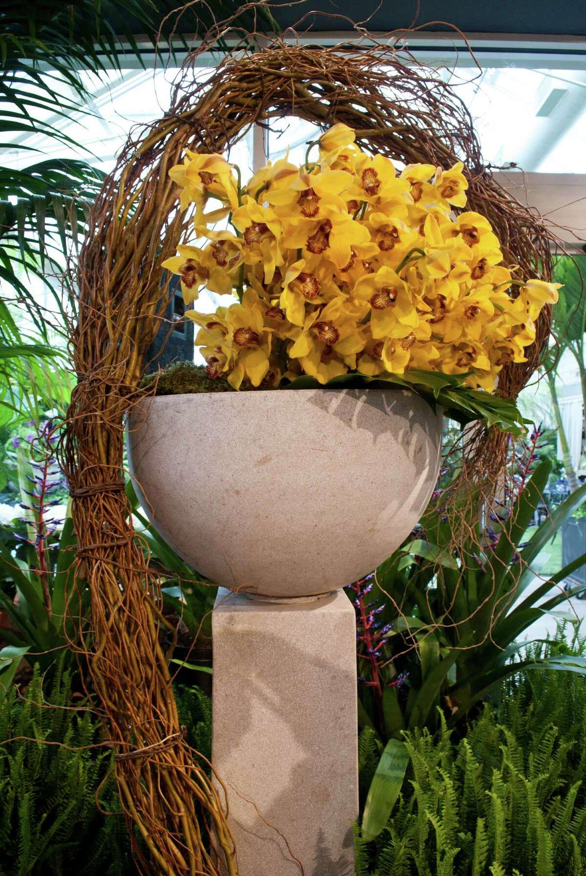 Nielsen's Florist and Garden Shop in Darien held a flower show to celebrate their 70 year anniversary of being in business from April 4-6.