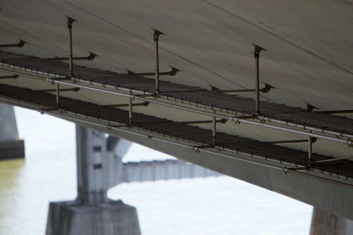 Bird â€?“condosâ€™â€™ on the underside of the new Bay Bridge were built for the 500 or so pairs of double-crested cormorants still believed to be nesting beneath the old bridge.