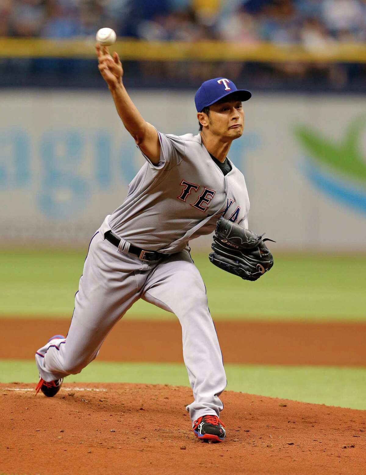 Rangers' Darvish gets 1st opener