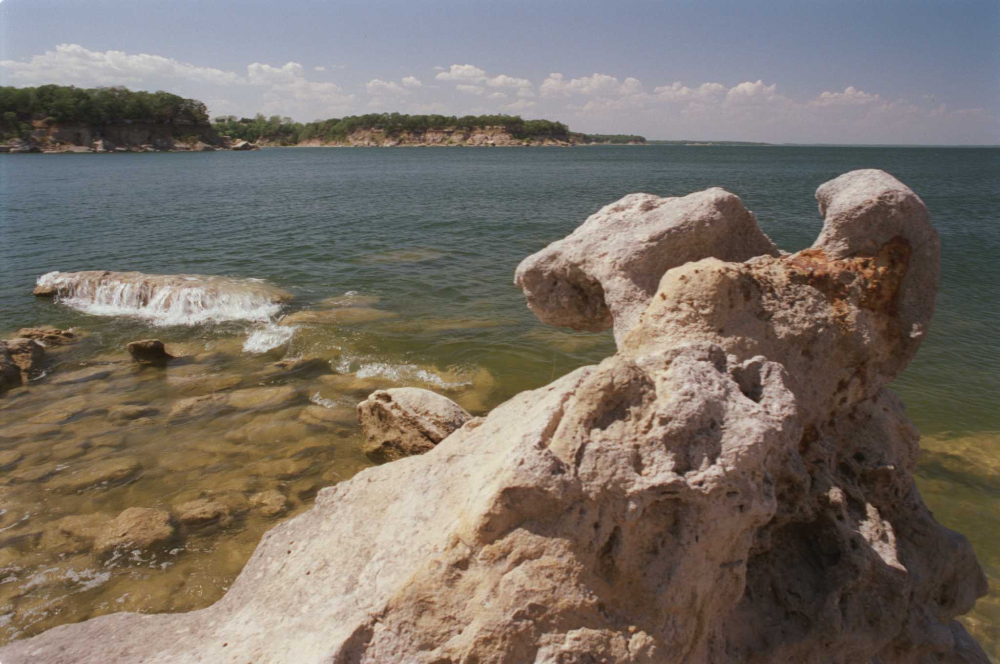 Giant Vortex Draining Lake Texoma