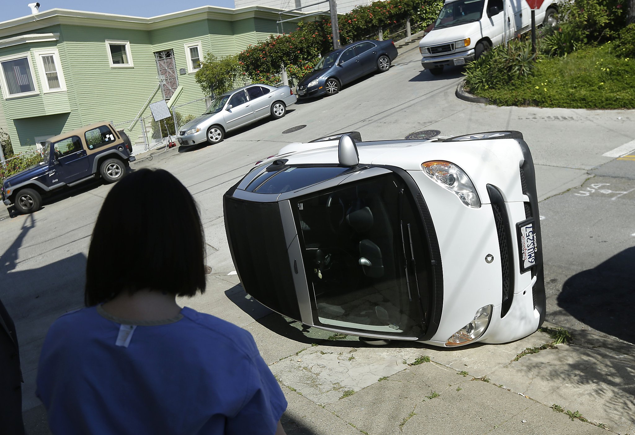 smart car tipping