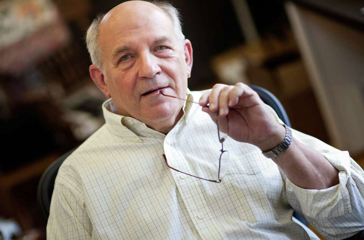 Charles Murray, author of "Coming Apart," at his home of two decades in Burkittsville, Md., on Feb. 1, 2012. The new book by Murray depicts members of white elites as hypocrites living in a bubble, and the white working class as succumbing to moral decay. (Brendan Smialowski/The New York Times)
