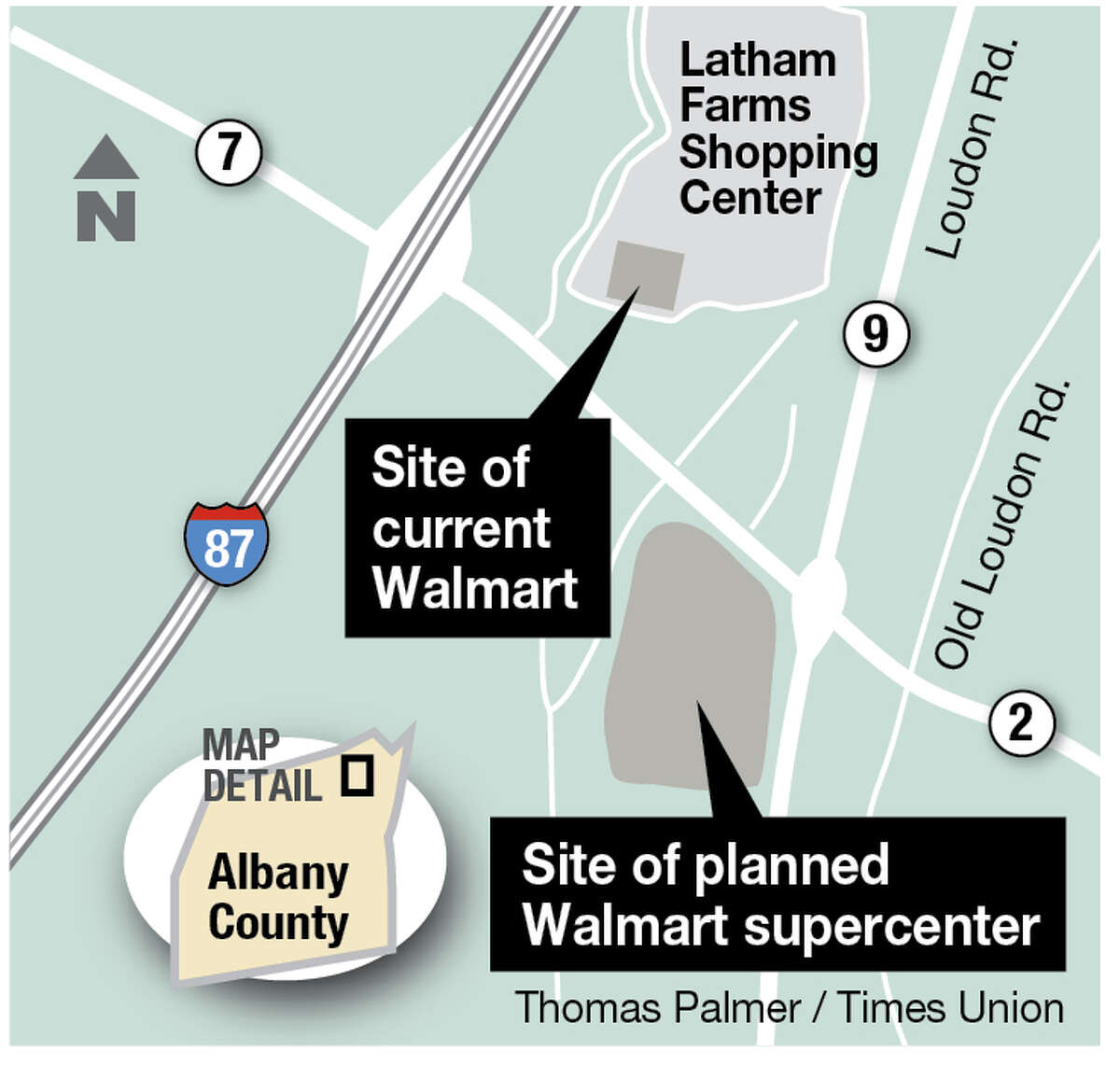 Walmart opening bigger store at Latham Circle