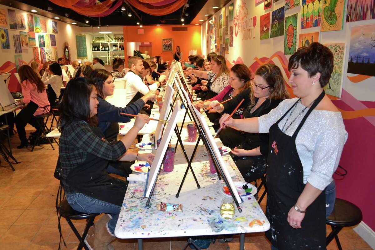 Date night, paint night