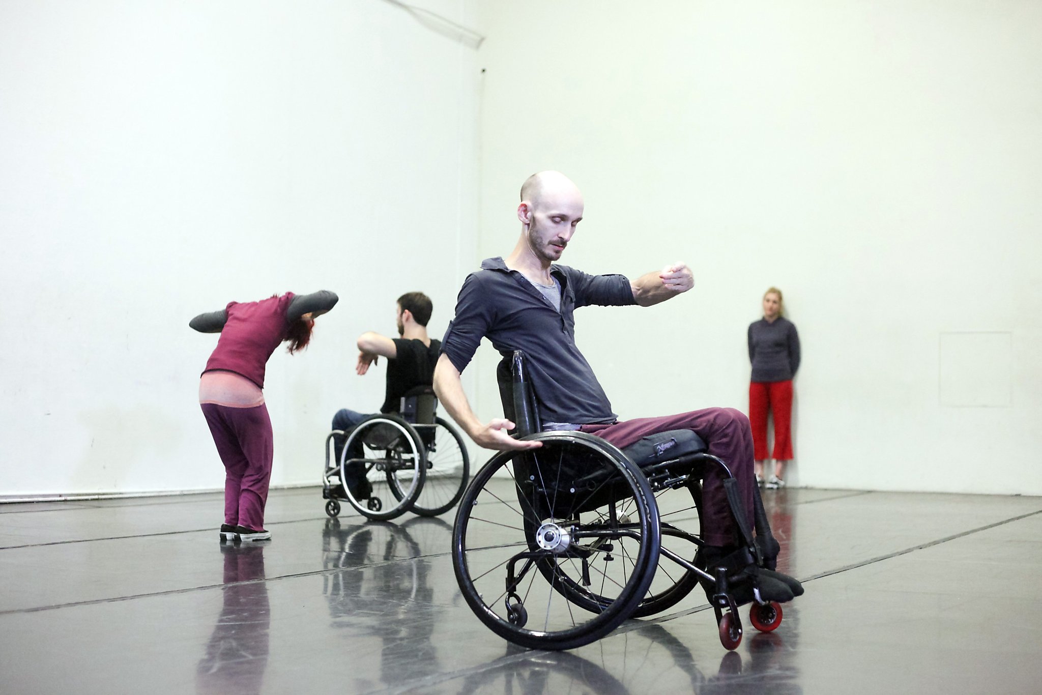 Axis Dance Company review Absorbing take on 'Trio A'