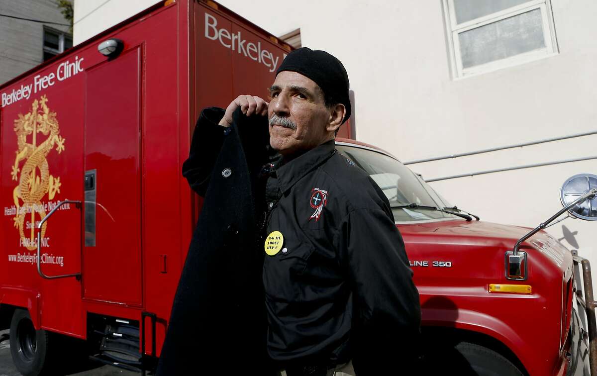 Orlando Chavez, prepares to leave in their mobile medical outreach van operated by the Berkeley Free Clinic, on Thursday April 10, 2014, in Berkeley, Calif., which does weekly on-the-street medical testing, including Hepatitis C. Chavez who was diagnosed with Hepatitis C in 1999 and underwent treatment successfully in 2004-2005, is now cured and works with patients at the Berkeley Free Clinic. The rising cost of breakthrough innovative drugs has vexed the United States for years. Patients have protested and politicians have pontificated but yet prices continue to soar. But a $1,000 a pill from Gilead Sciences in Foster City may just be the straw that broke healthcare?•s back. Since Gilead won approval from the FDA for Solvadi, a pill to treat Hepatitis C, the company has received push back from state reimbursement agencies and Congress.