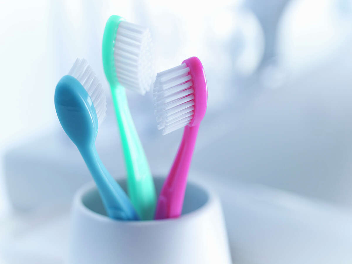 Replace: Every three to four months. Frayed and worn bristles are less effective at cleaning teeth.