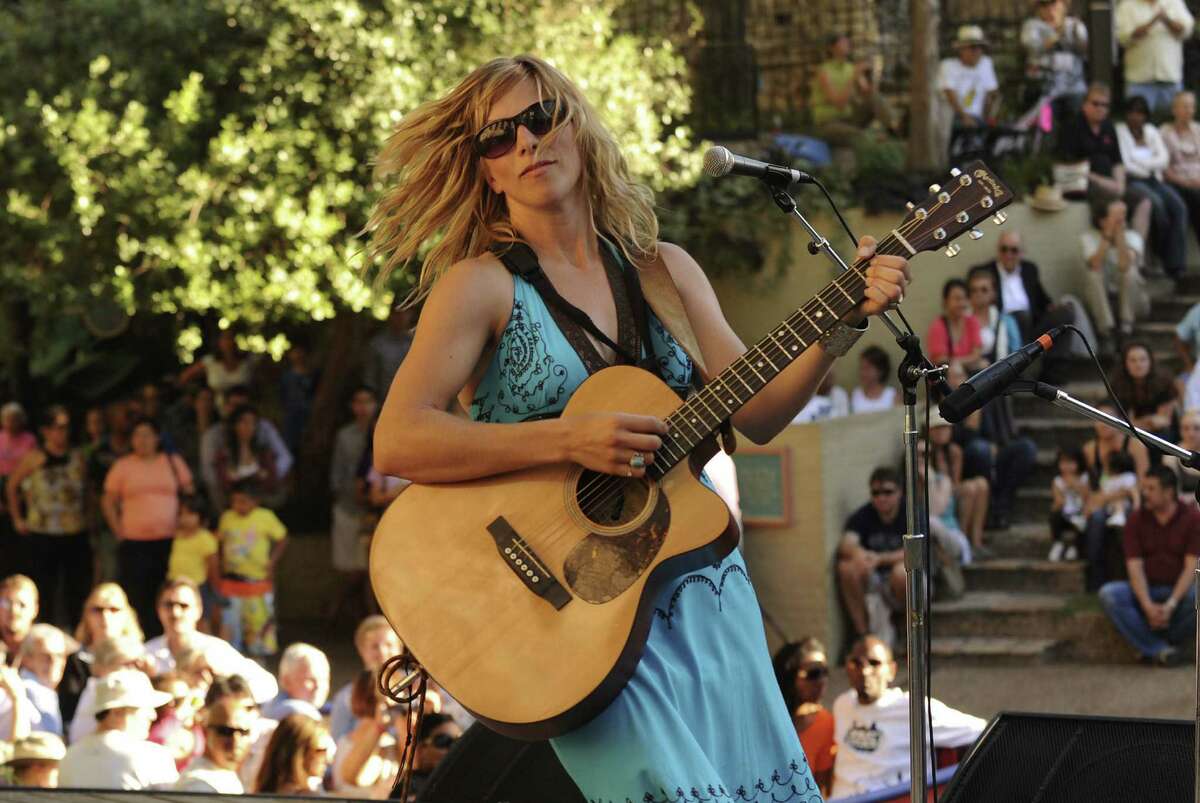 Music events such as the International Accordion Festival are already held at the Arneson River Theatre. Here, Michelle Jerabek plays at the festival in 2010.