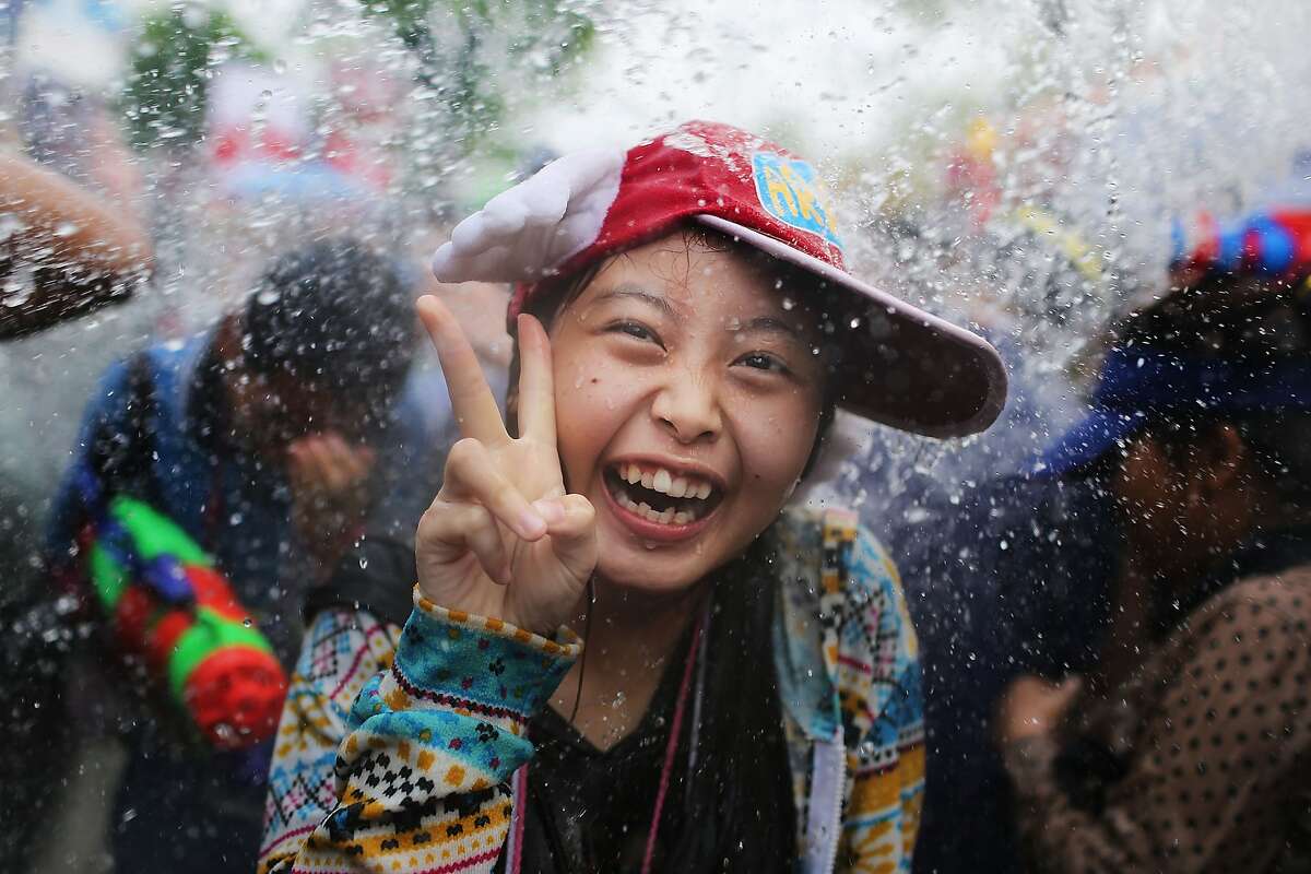 Thailand rings in New Year with water festival