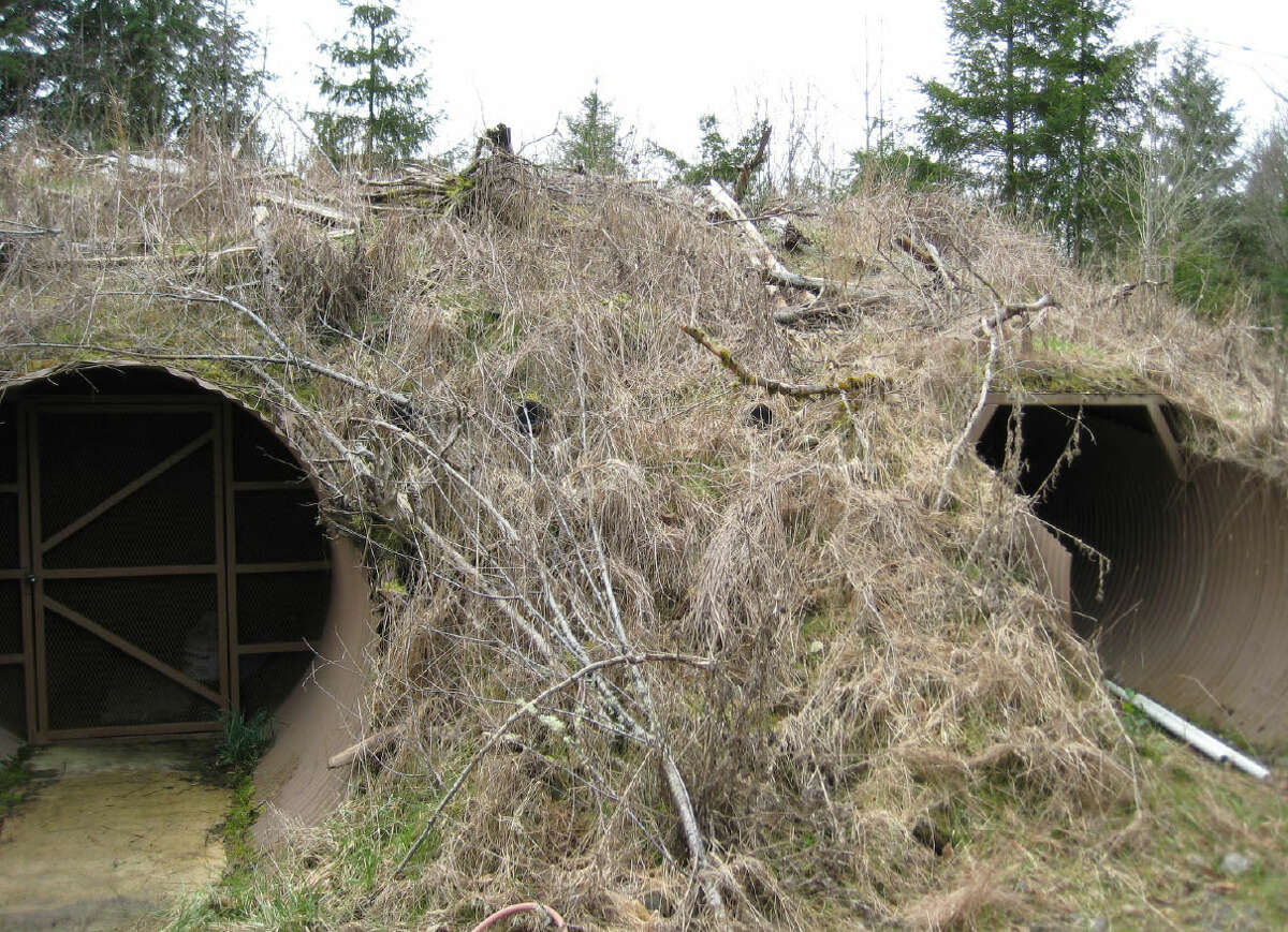 A photo of a bunker on the property of Radu and Diana Nemes taken during a March 18, 2014, search.