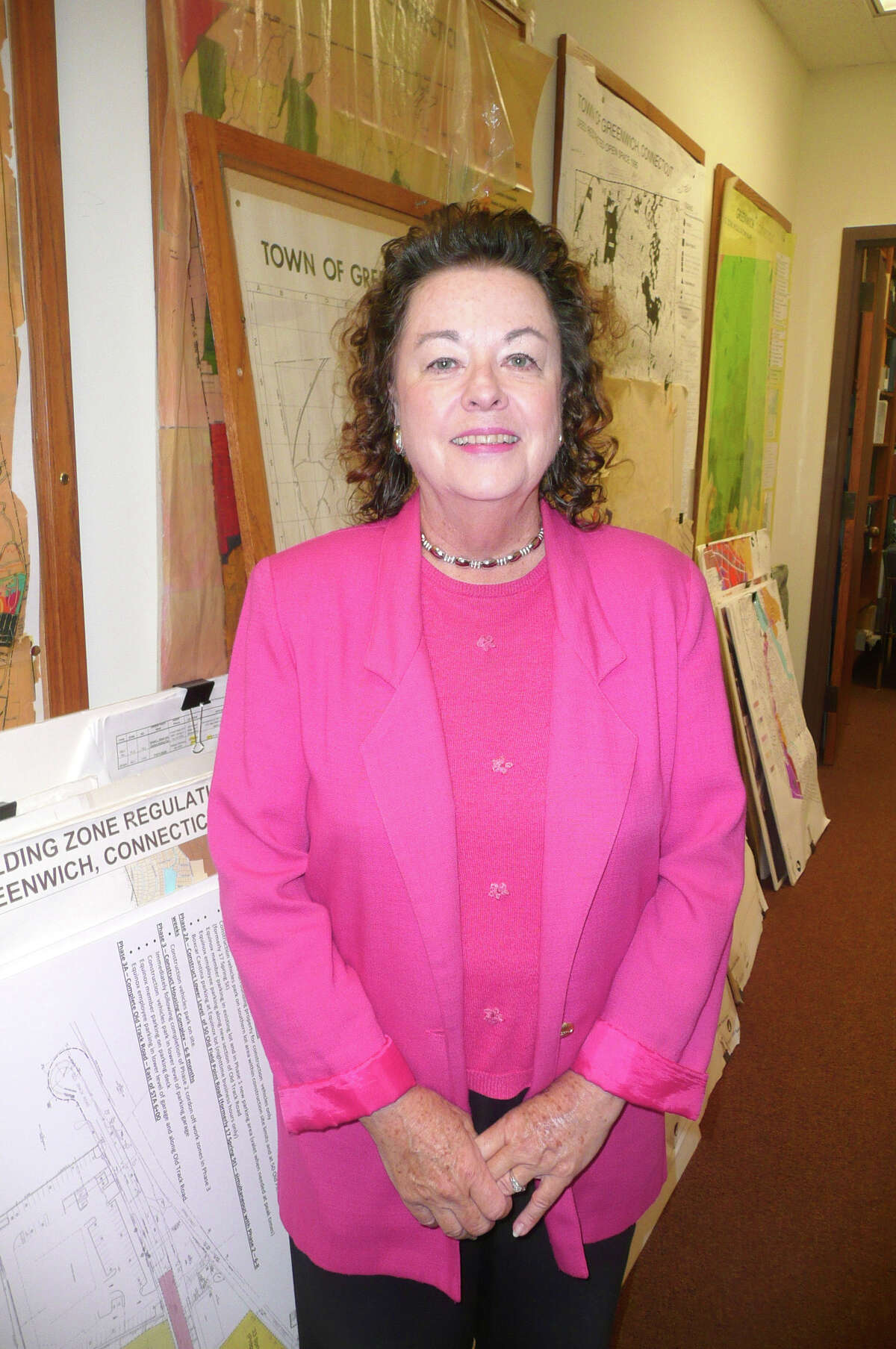 Greenwich Town Planner Diane Fox, above, will be among the panelists as The Friends of the Cos Cob Library host the Annual Cos Cob Town Meeting "An Open Forum to Discuss The Future of Cos Cob," on Monday, April 21 at 7 p.m. in the Community Room of the Cos Cob Library. Other guests will include Peter Berg, of the Cos Cob Neighborhood Association, and Chris von Keyserling, RTM District 8 Representative.