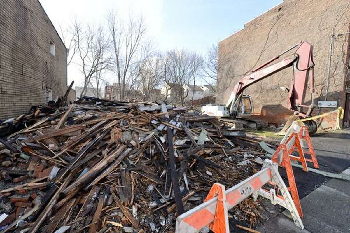 Albany building leveled after blaze