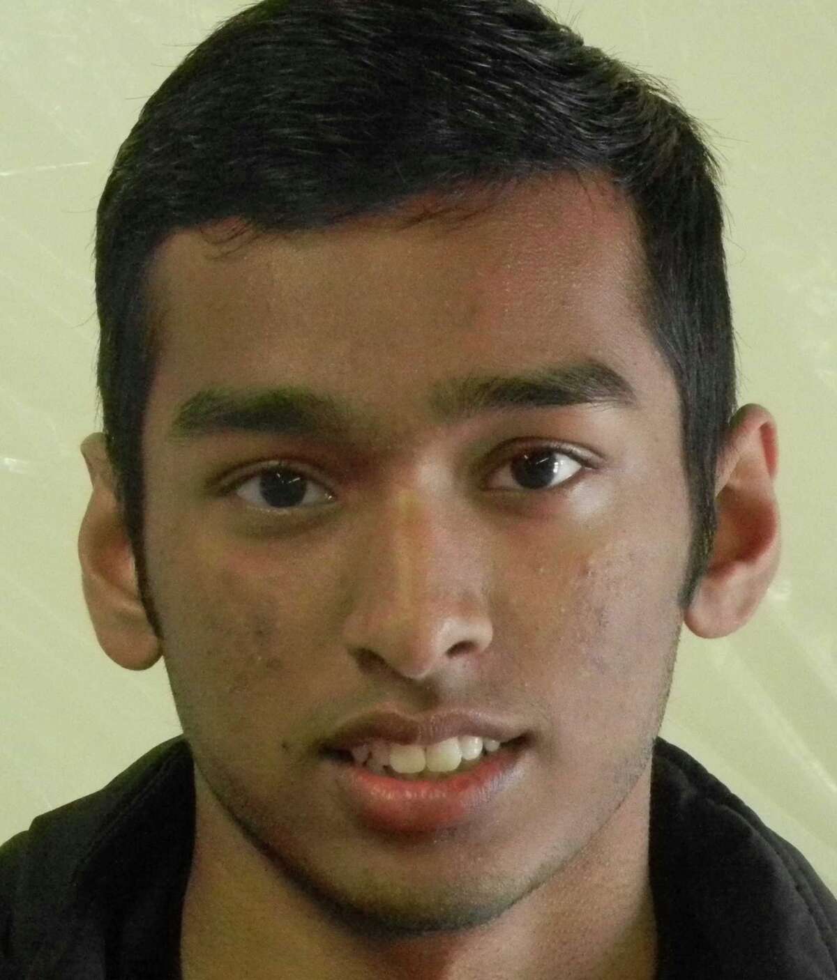 Fairfield Warde senior boys track & field captain Mohammed Seyal