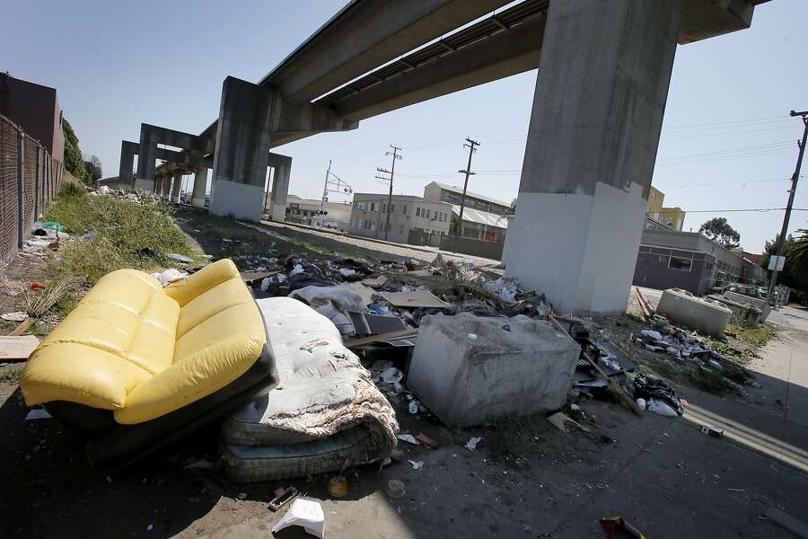 Oakland council looks at donation bins that attract dumpers