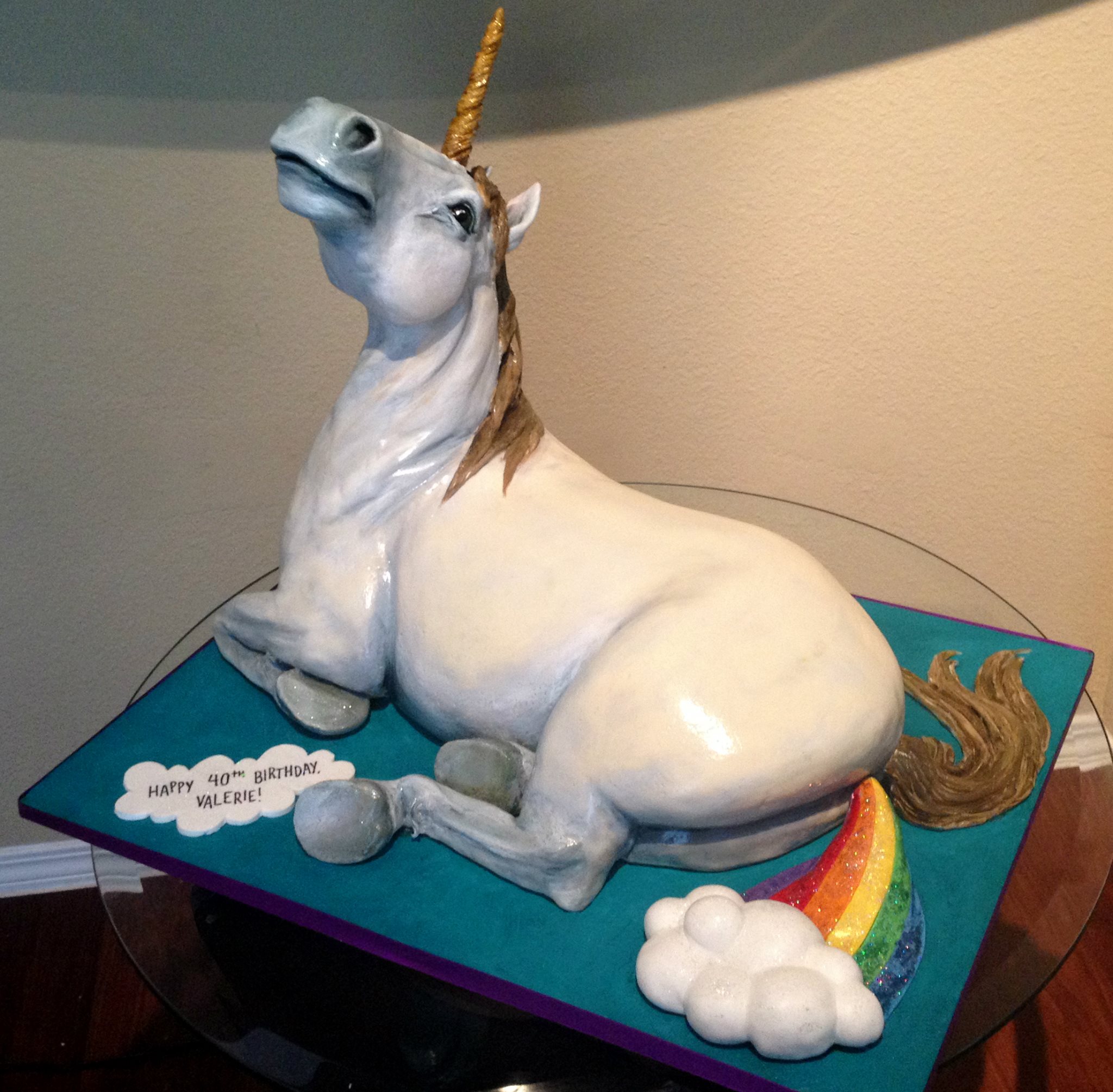 Tall Katherine Edible Sculpture Cake — Burnt Butter Cakes