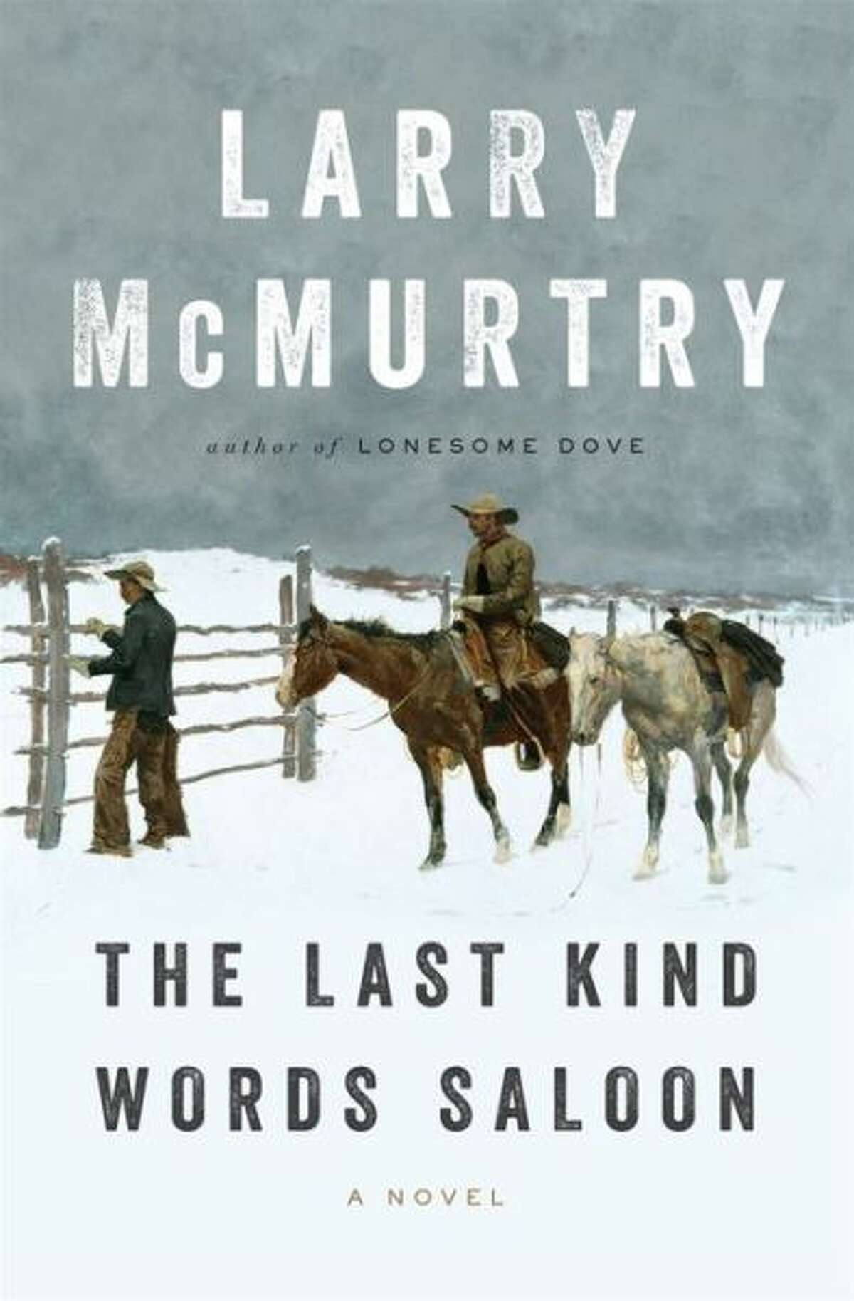 “The Last Kind Words Saloon” by Larry McMurtry (Liveright Publishing; coming in May). A new Western from the Texas native and author of “Lonesome Dove” and other American classics, “The Last Kind Words Saloon” follows Sheriff Wyatt Earp and his close friend Doc Holliday as they travel to Tombstone, Ariz. Old West A-listers including Geronimo and Billy the Kid make guest appearances but, arguably, it’s the women who run the show, including Earp’s wife, Jessie, and Nellie Courtright, a telegraph operator turned newspaper reporter.