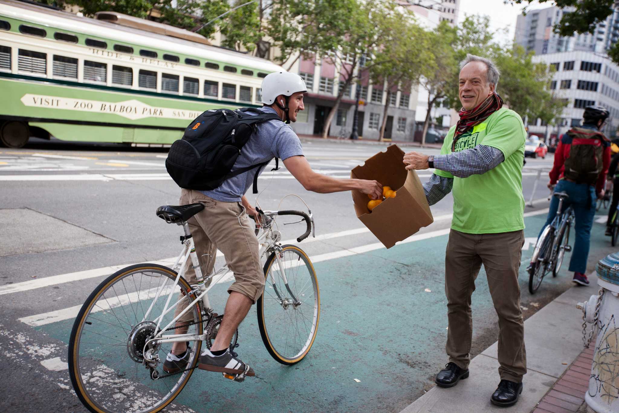 bicycle volunteer work