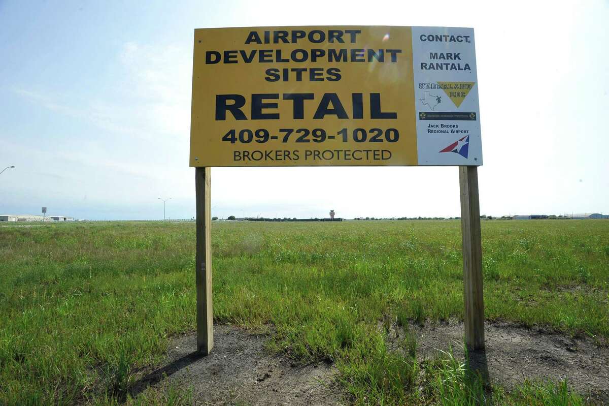 The latest idea of development on the Jack Brooks Regional Airport property comes from a Phoenix based developer that wants to take the 68 acres in front of the airport and turn it into a large retail center. Dave Ryan/The Enterprise