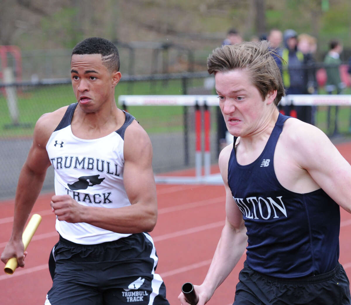Greenwich boys track team tops Trumbull and Wilton