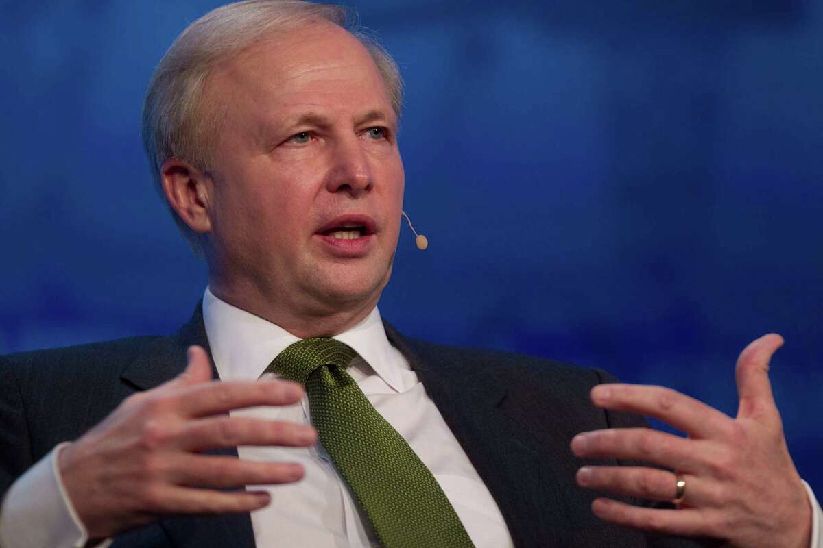 Bob Dudley, group chief executive at BP, speaks at IHS CERAWeek 2013 at the Hilton Americas Wednesday, March 6, 2013, in Houston. ( Johnny Hanson / Houston Chronicle )